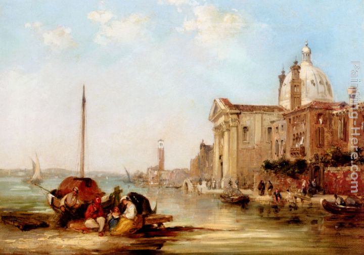 Chiesa Gesuati (Canal Della Guidecca) painting - Edward Pritchett Chiesa Gesuati (Canal Della Guidecca) art painting